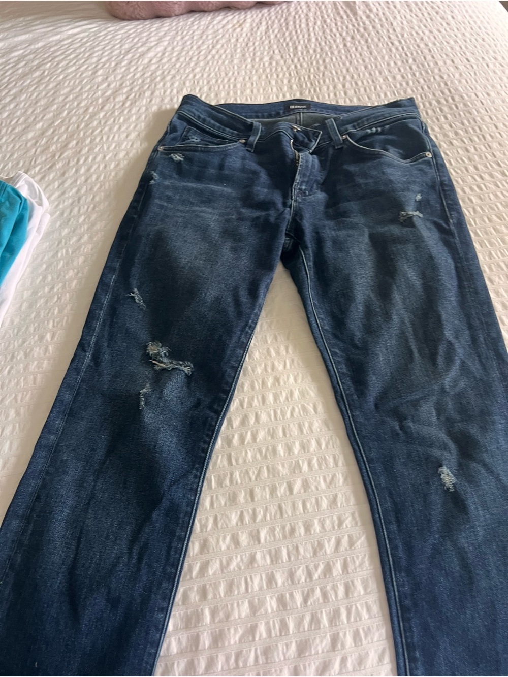 HUDSON Jeans Men’s Dark Blue Slim Straight Byron
